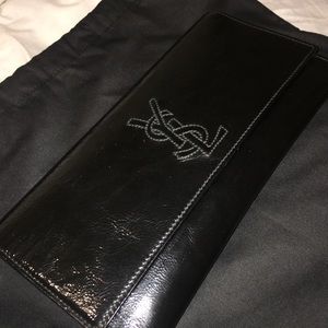 AUTH YSL Small Belle du Jour Clutch Bag